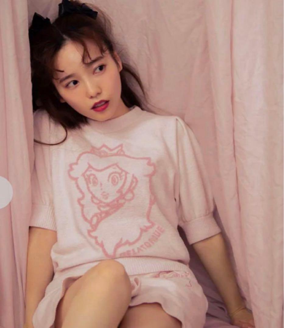 ジェラートピケ ピーチ姫 新品未使用 ビーチサンダル付き