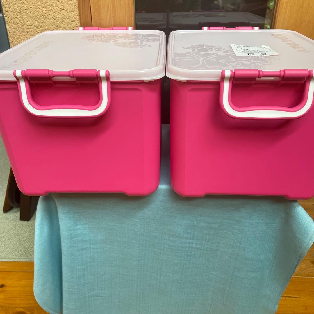 ★最後のお値下げです‼︎ タッパーウェア　ハンドル付きコンテナー