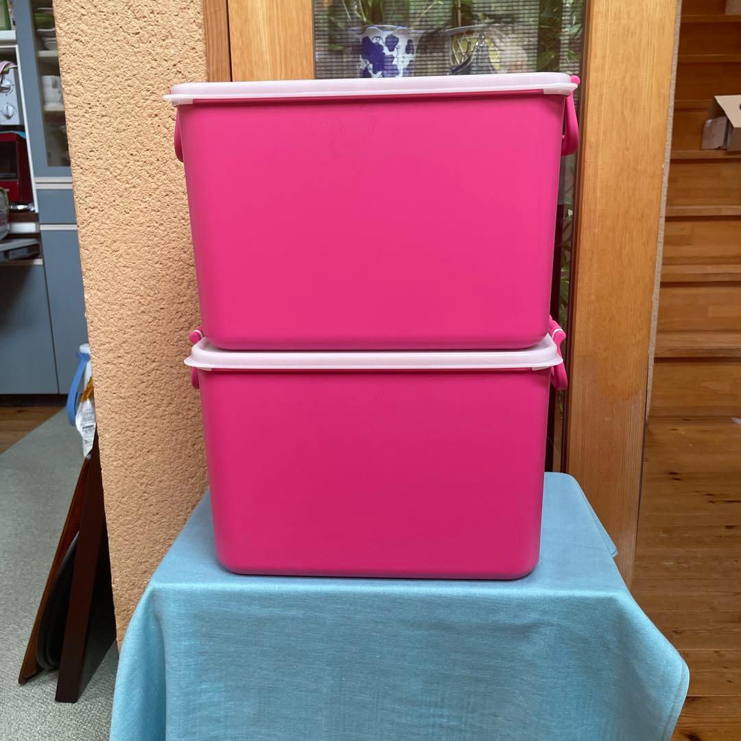 ★最後のお値下げです‼︎ タッパーウェア　ハンドル付きコンテナー