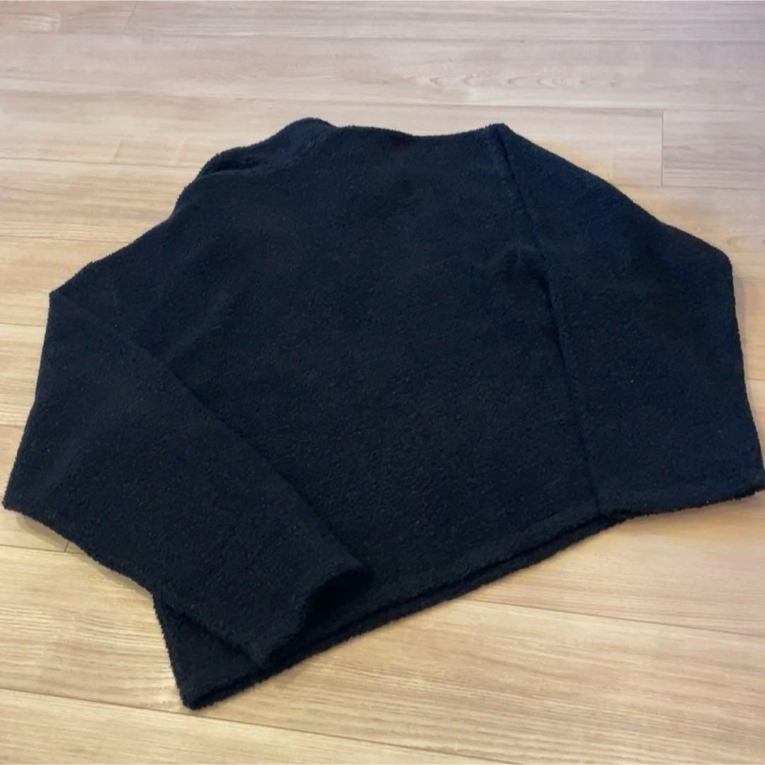 Stussy ブラック ボア　プルオーバー ニット