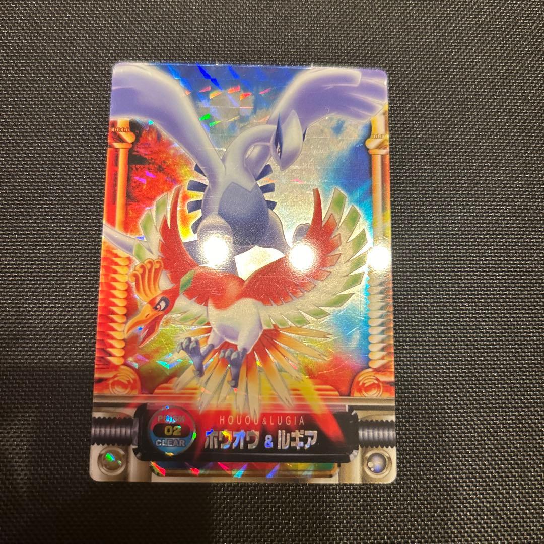 ポケモンずかんカード　ホウオウ&ルギア　クリアカード