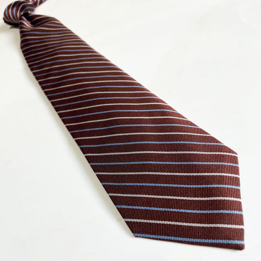 アンジェロフスコ セッテピエゲ ネクタイ シルク100 美品