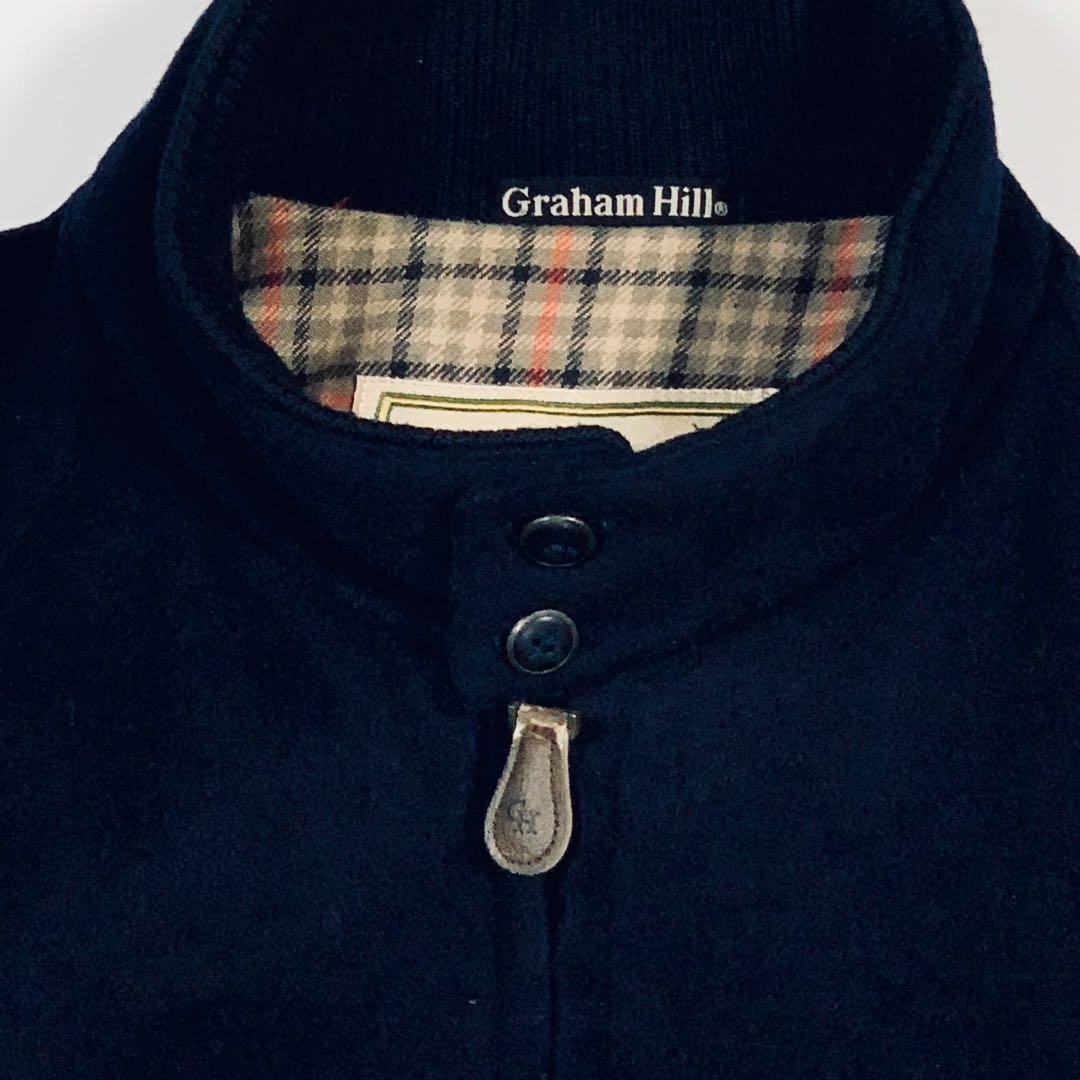 Graham Hill（グラハムヒル）ハリントンジャケット カシミヤ混