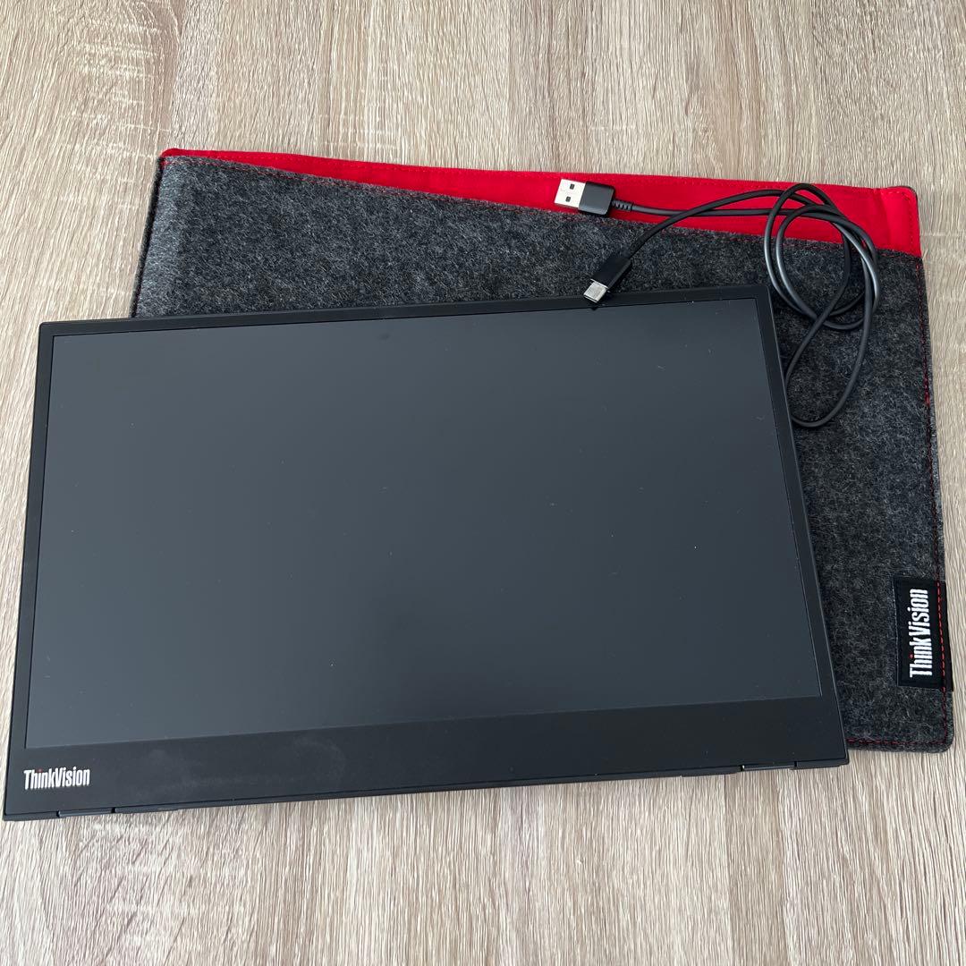 中古美品 使用時間0時間　ThinkVision M14