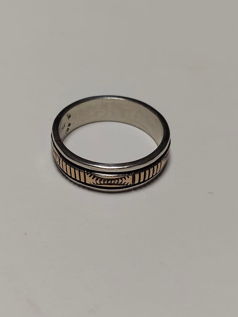 ナバホ族ブルースモーガン14Kリング Bruce Morgan NAVAJO