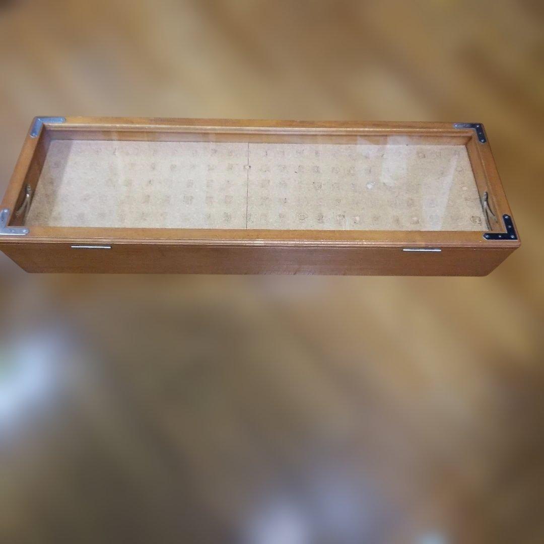 特注品ウッドガラスケース　アクセサリーケース　小物収納
