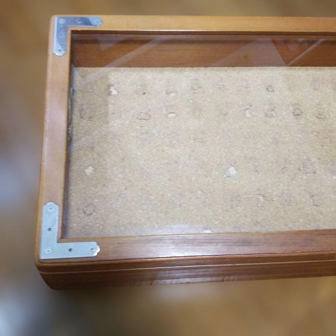 特注品ウッドガラスケース　アクセサリーケース　小物収納