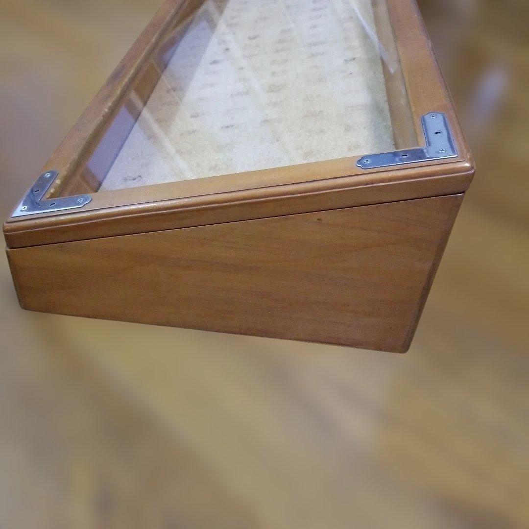 特注品ウッドガラスケース　アクセサリーケース　小物収納