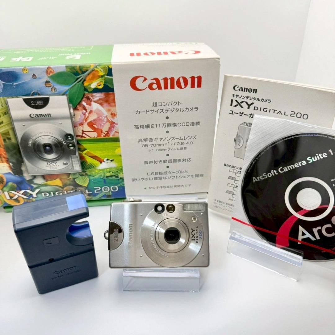 【箱付き：動作OK】Canon IXY Digital 200 826-1
