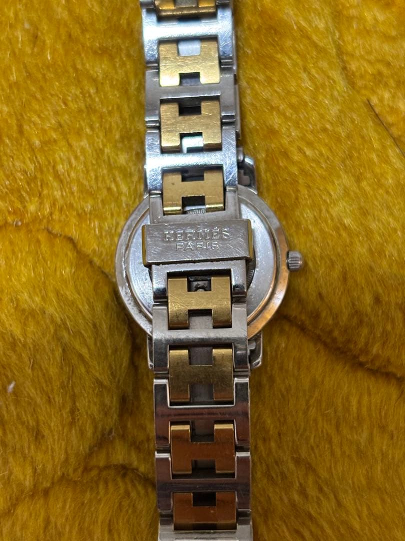 HERMES 時計 シルバー/ゴールド