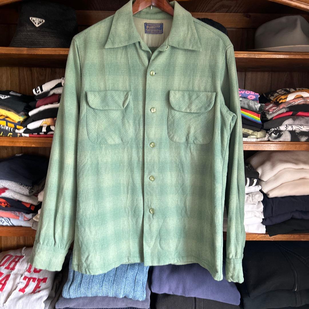 50s pendleton ペンドルトン　オンブレ　ボードシャツ