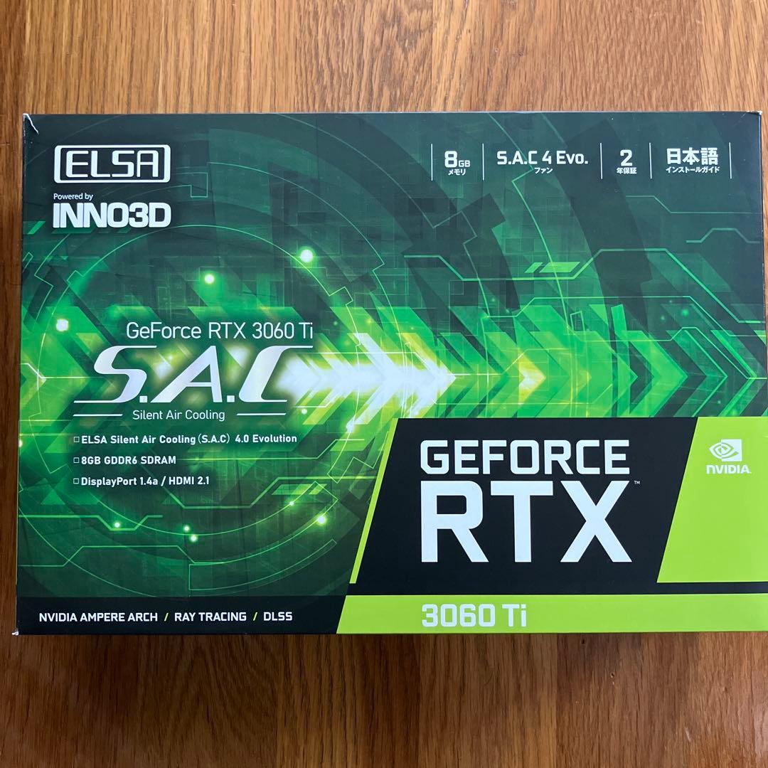 ELSA GeForce RTX 3060 Ti(ダイノーズ様売約済み)