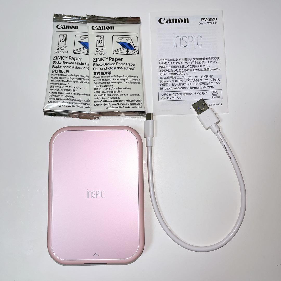 Canon inspic インスピック スマホ用ミニフォトプリンター