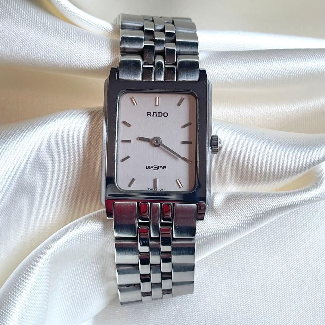 RADO ラドー　ダイアスター　腕時計　クォーツ　　レディース　スクエア