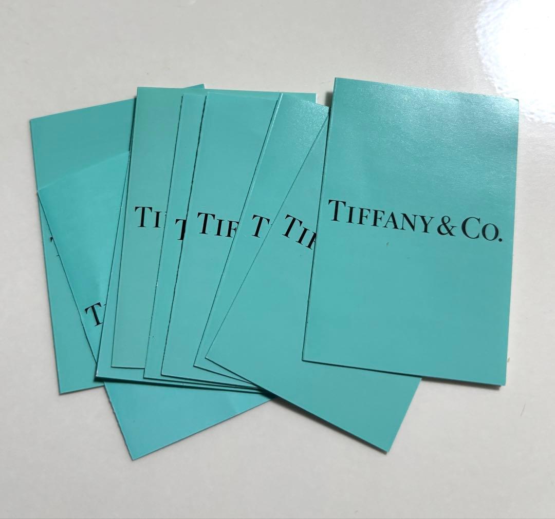 Tiffany & Co.ティファニー　取扱説明書ケアカード 現行品 30枚
