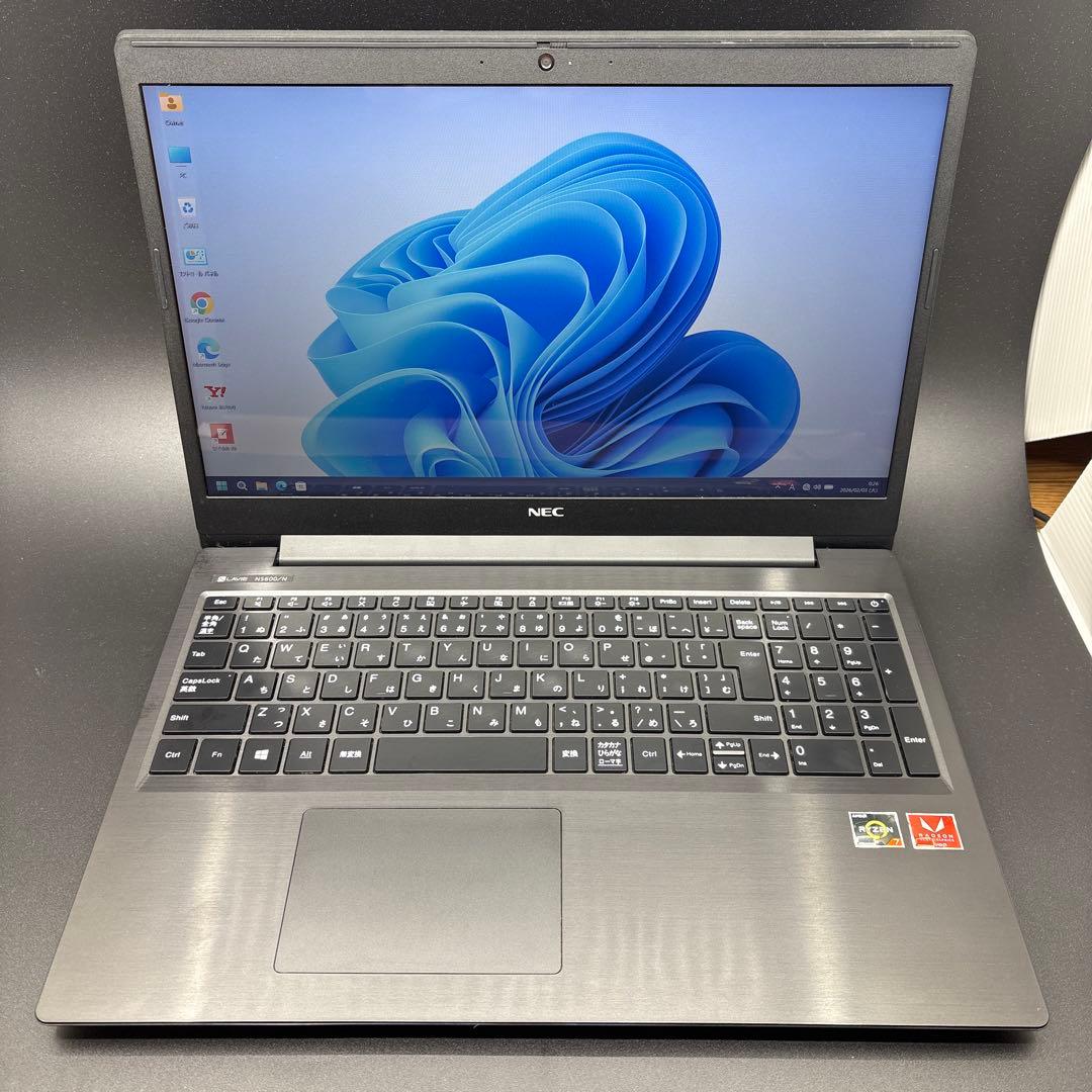 NECノートPC Ryzen7/12GB/SSD/Office付