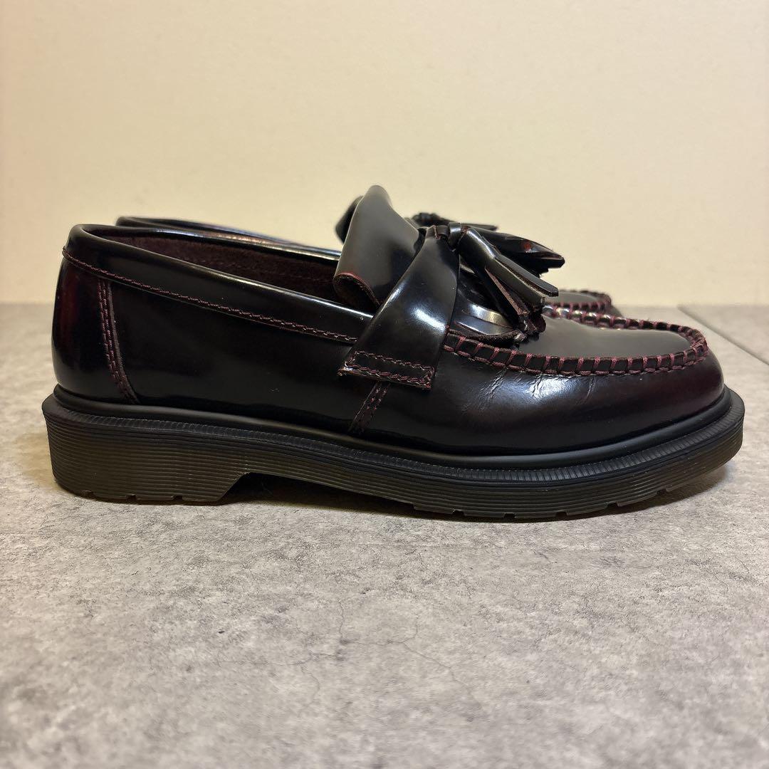 美品✨️ドクターマーチンADRIANタッセルローファー チェリーレッド UK5