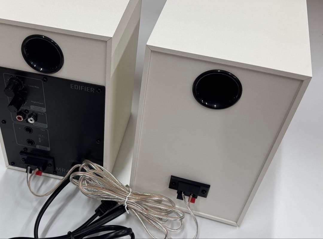 【美品】EDIFIER人気モニタースピーカー MR4（ホワイト）