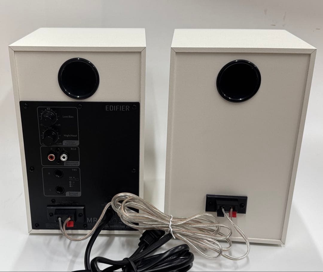 【美品】EDIFIER人気モニタースピーカー MR4（ホワイト）