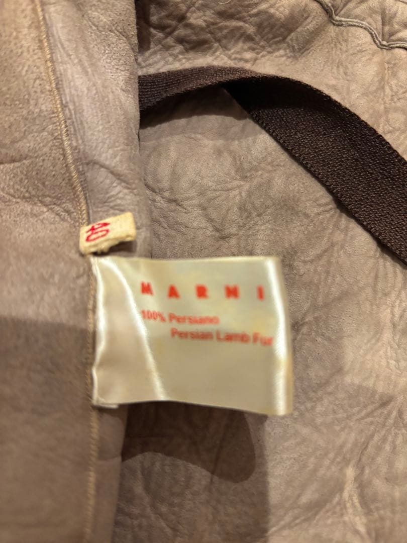 MARNI 100% ペルシャラムファー ボレロ