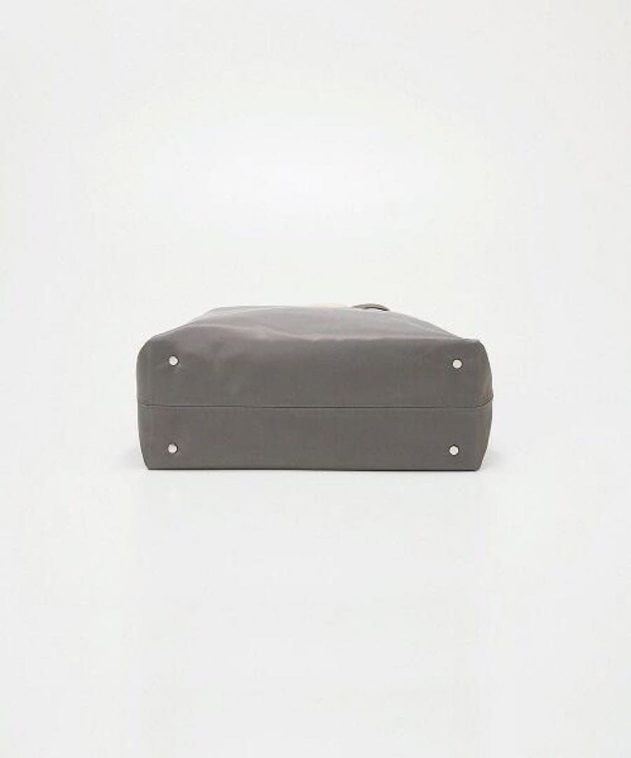 TOPKAPI ストライプハンドルナイロン2wayトートバッグ　ダークグレー