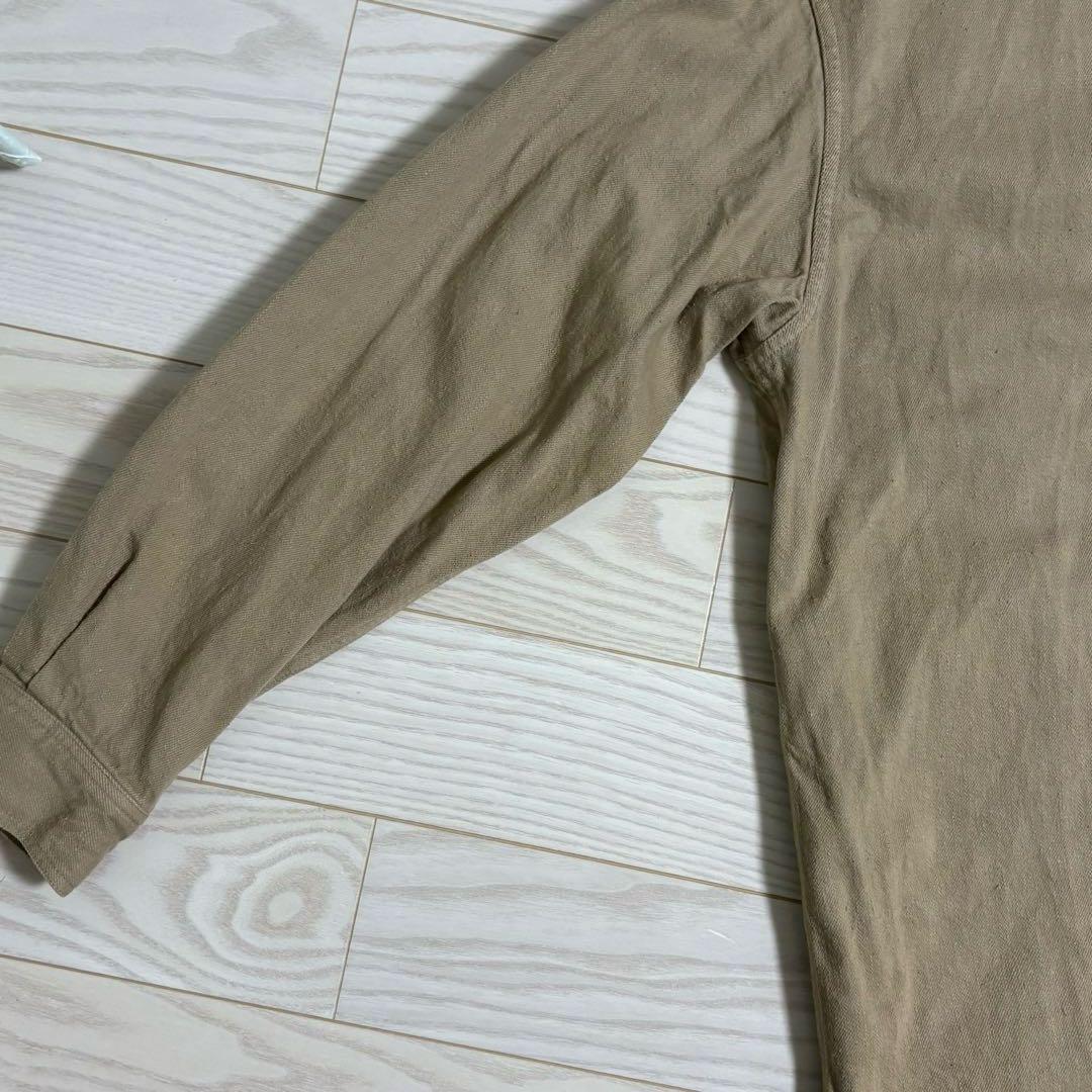 AURALEE ボタニカル染めセルビッチデニムシャツブルゾン　サイズ3