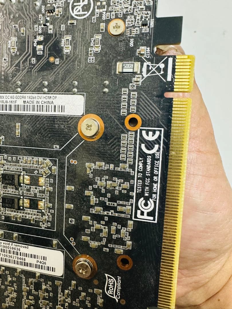 PALiT GeForce RTX1660ti 高性能グラフィックカード
