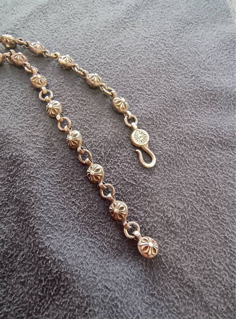 【正規】CHROME HEARTS CrsblChn W FiligCrsXsm
