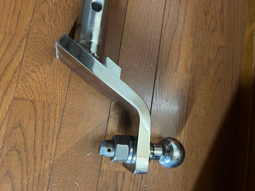 タイトジャパン ステンレス製 ヒッチボールマウント 丸スラント型