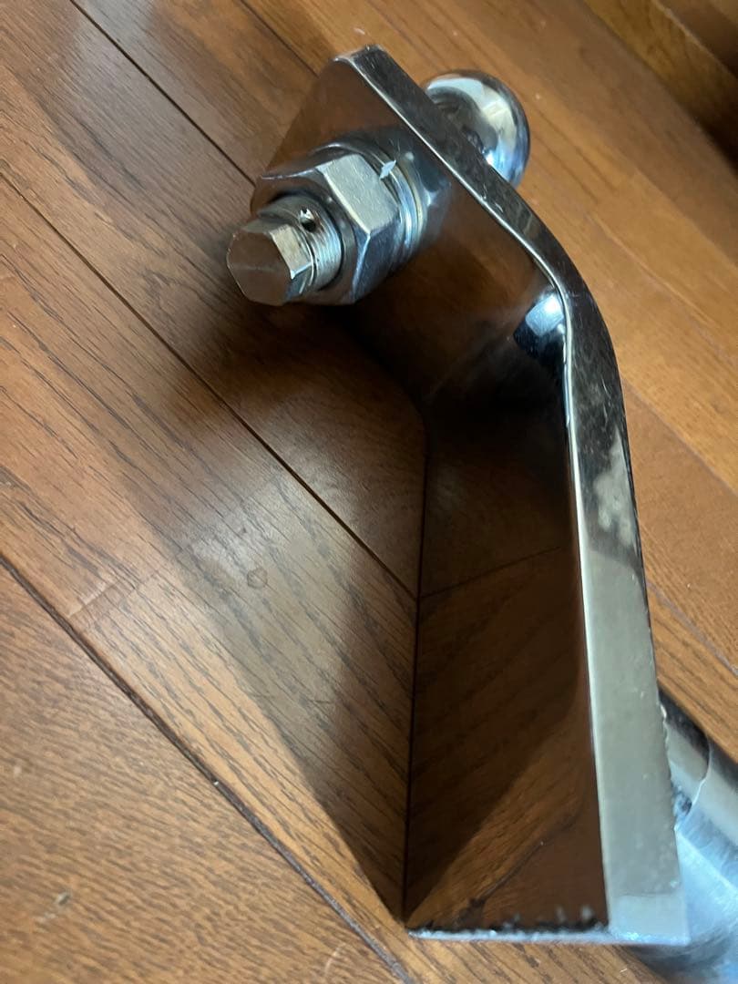 タイトジャパン ステンレス製 ヒッチボールマウント 丸スラント型