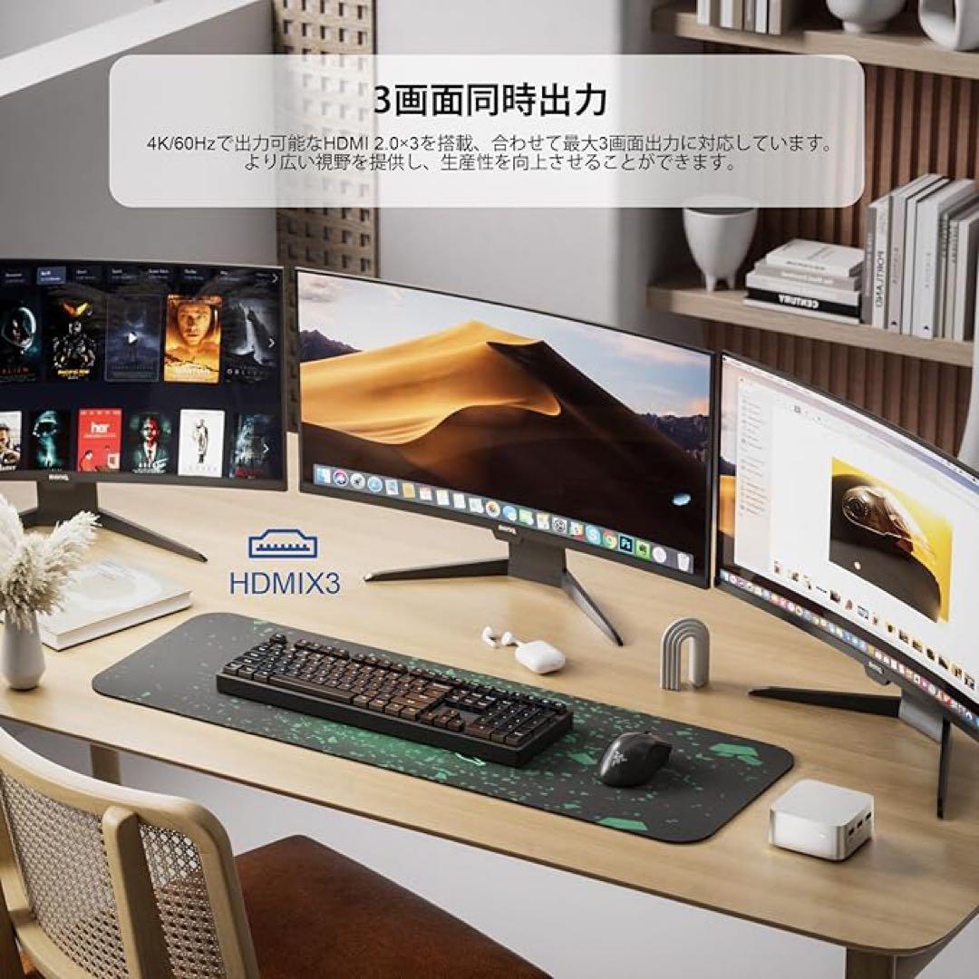 ミニPC第12世代インテルAlderTwin-N150 Windows11Pro