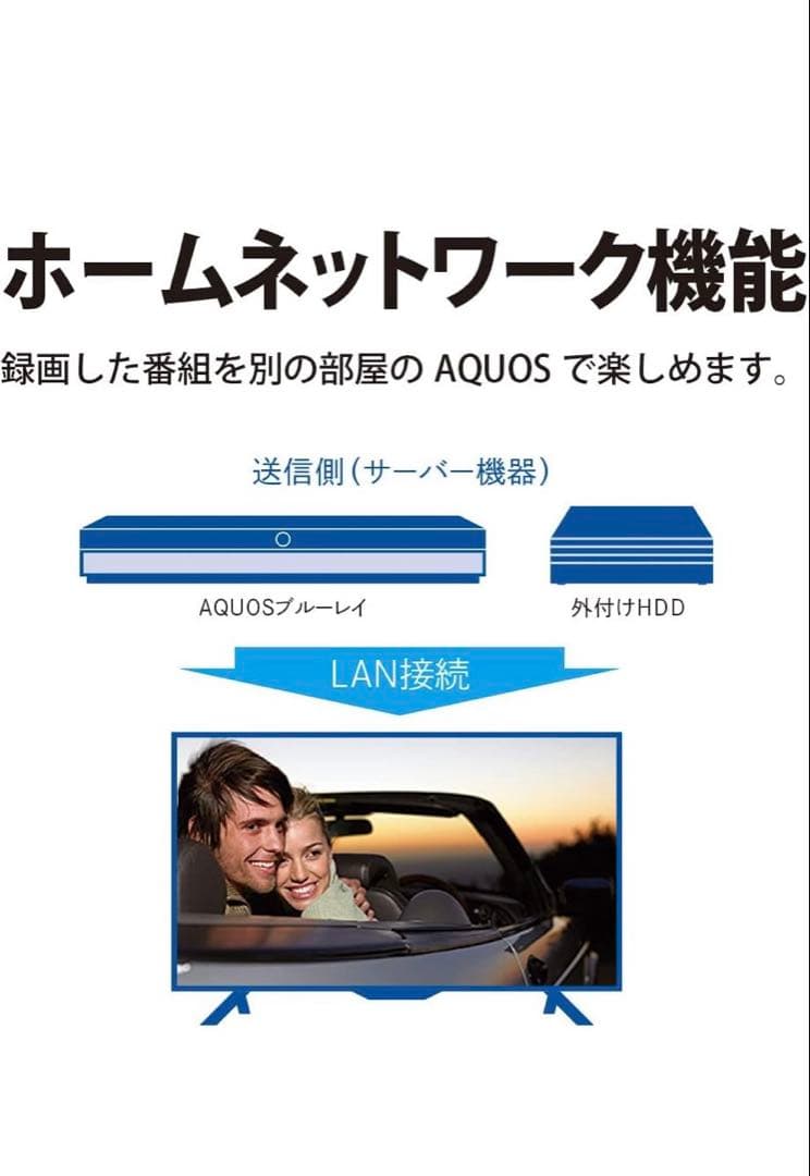 SHARP AQUOS 42V フルHD液晶テレビ 2T-C42BE1