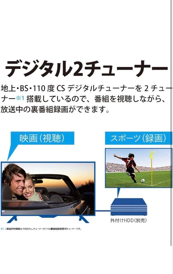 SHARP AQUOS 42V フルHD液晶テレビ 2T-C42BE1