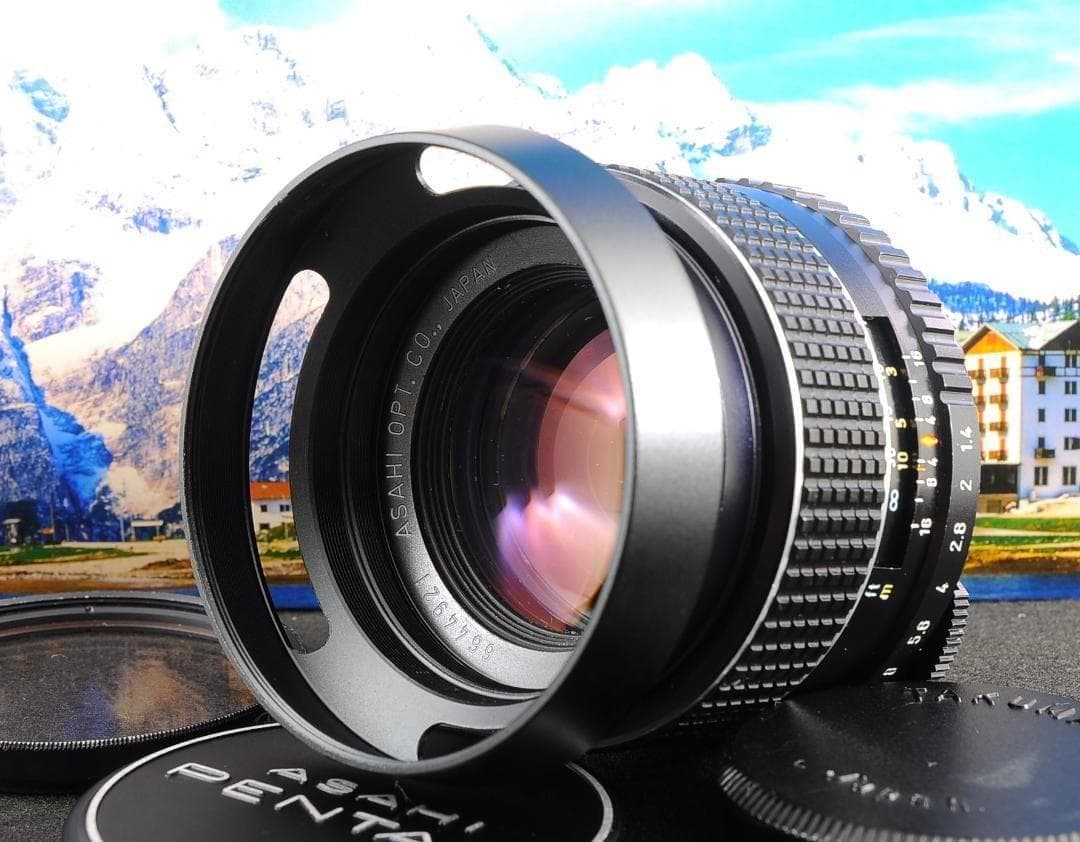 ペンタックス SMC Takumar 50mm F1.4 PENTAX フード付