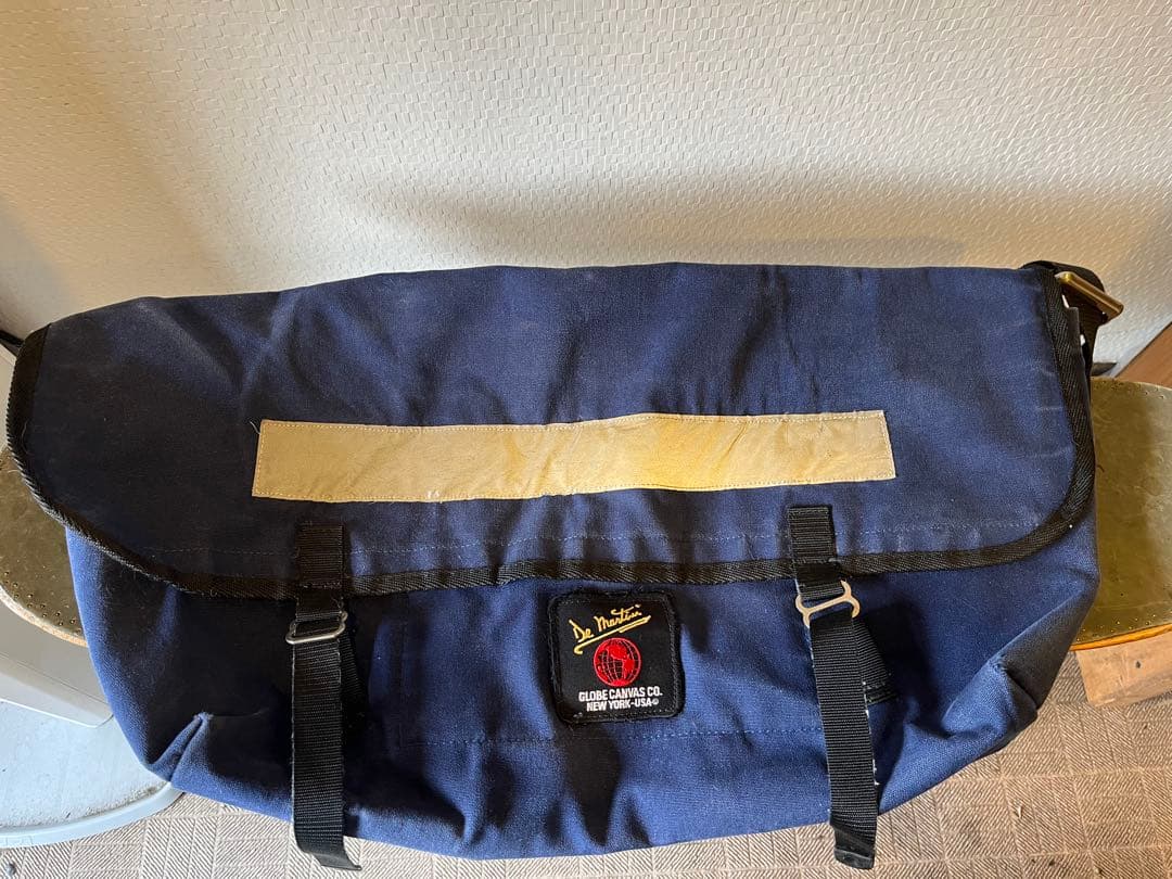 ディマティーニ　DEMARTINI メッセンジャーバッグ　ネイビーキャンバス