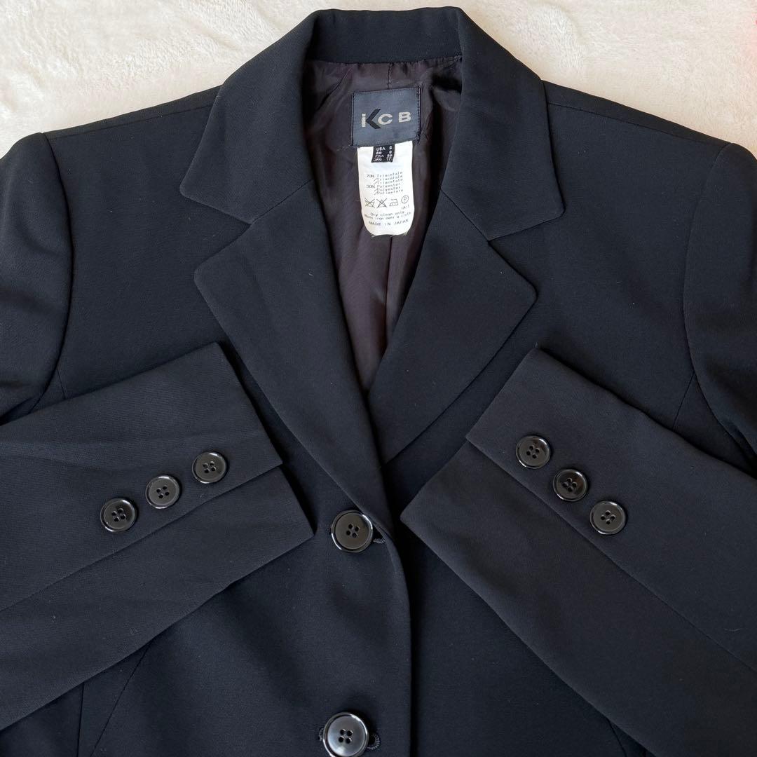 アイシービーiCB パンツスーツ　セットアップ 11号 ブラック　トリアセート