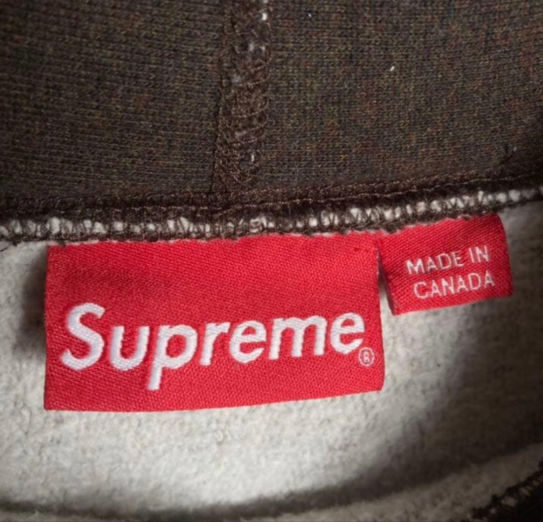 【最終値下げ！】Supreme 刺繍ロゴ フーディー