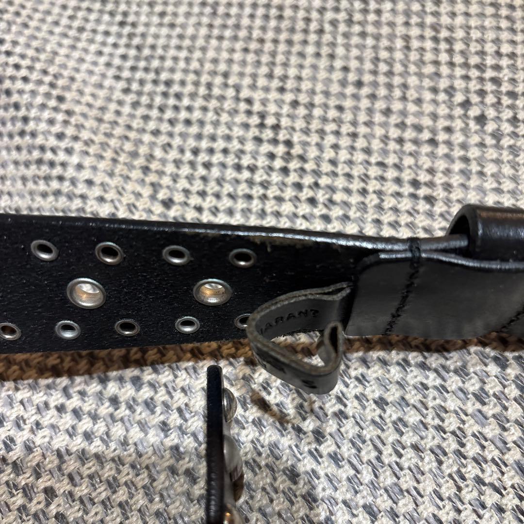ISABEL MARANT スタッズ付きブラックベルト