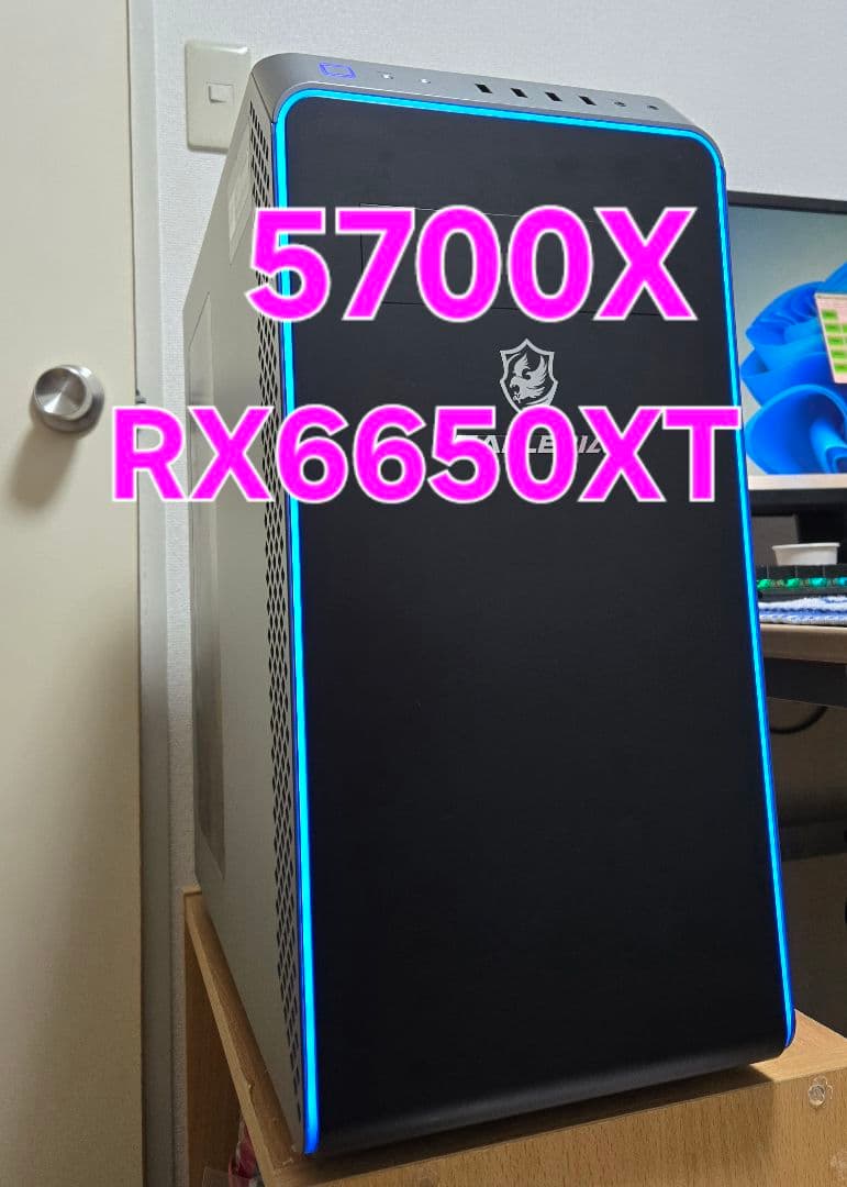 新生活 GALLERIA ゲーミングpc 5700X RX6650XT ワイルズ