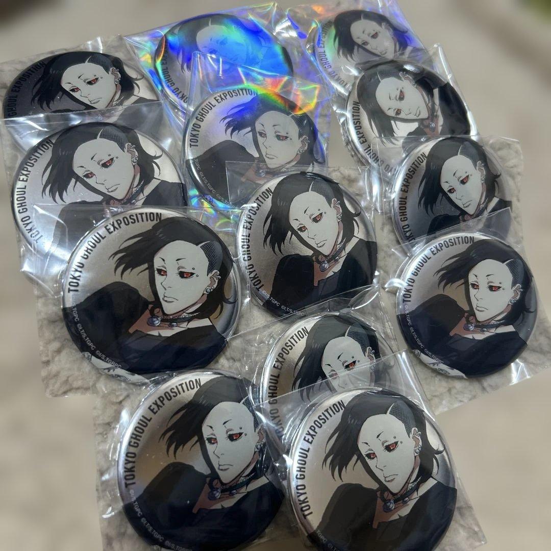 東京喰種ex　缶バッジ　ウタ