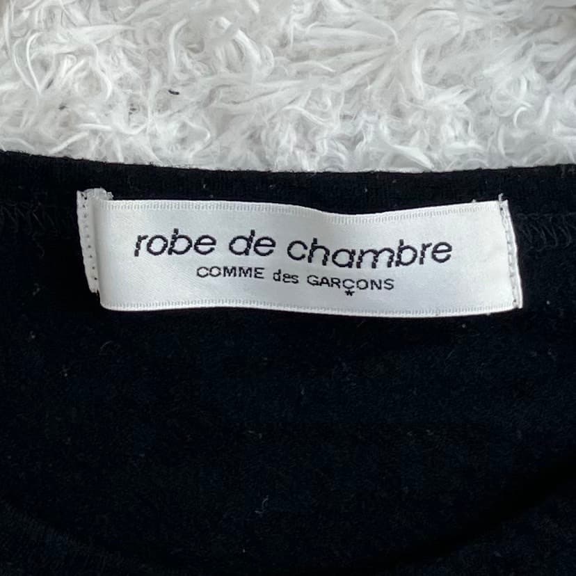 コムデギャルソン robe de chambre セーター ニット 変形 黒