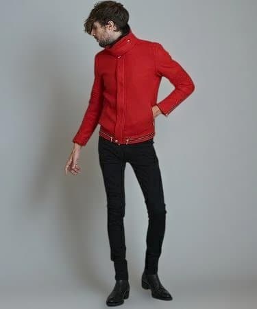 新品未使用　NO.ID ハイネックエコファーライダース　BLZ ブルゾン