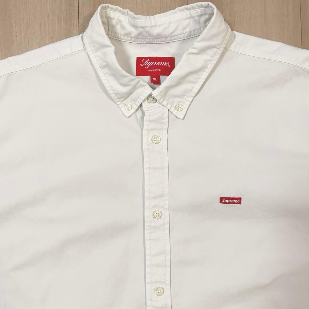 Supreme Small Box Shirtボタンダウンシャツ XL