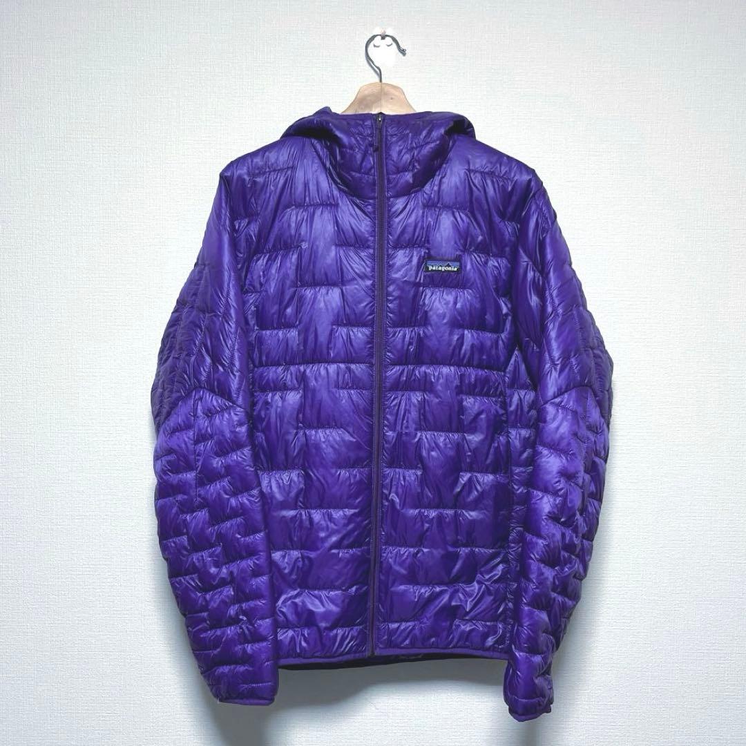 パタゴニア マイクロ パフ フーディ 紫 パープル
