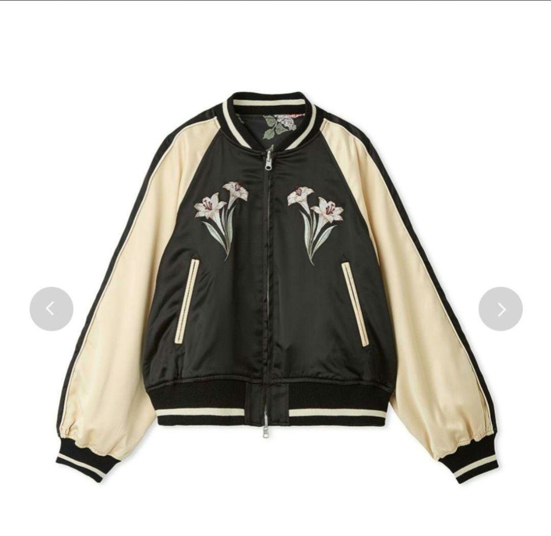 LILY BROWN　リリーブラウン　ケイタマルヤマ　スカジャン　黒　ブラック