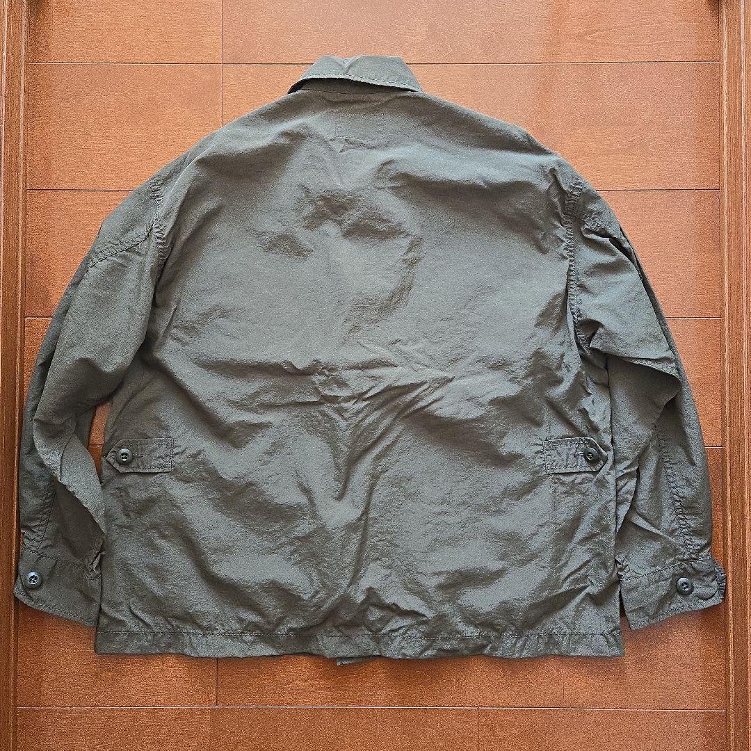 BEAMS BOY/ ナイロンミリタリージャケット オリーブ