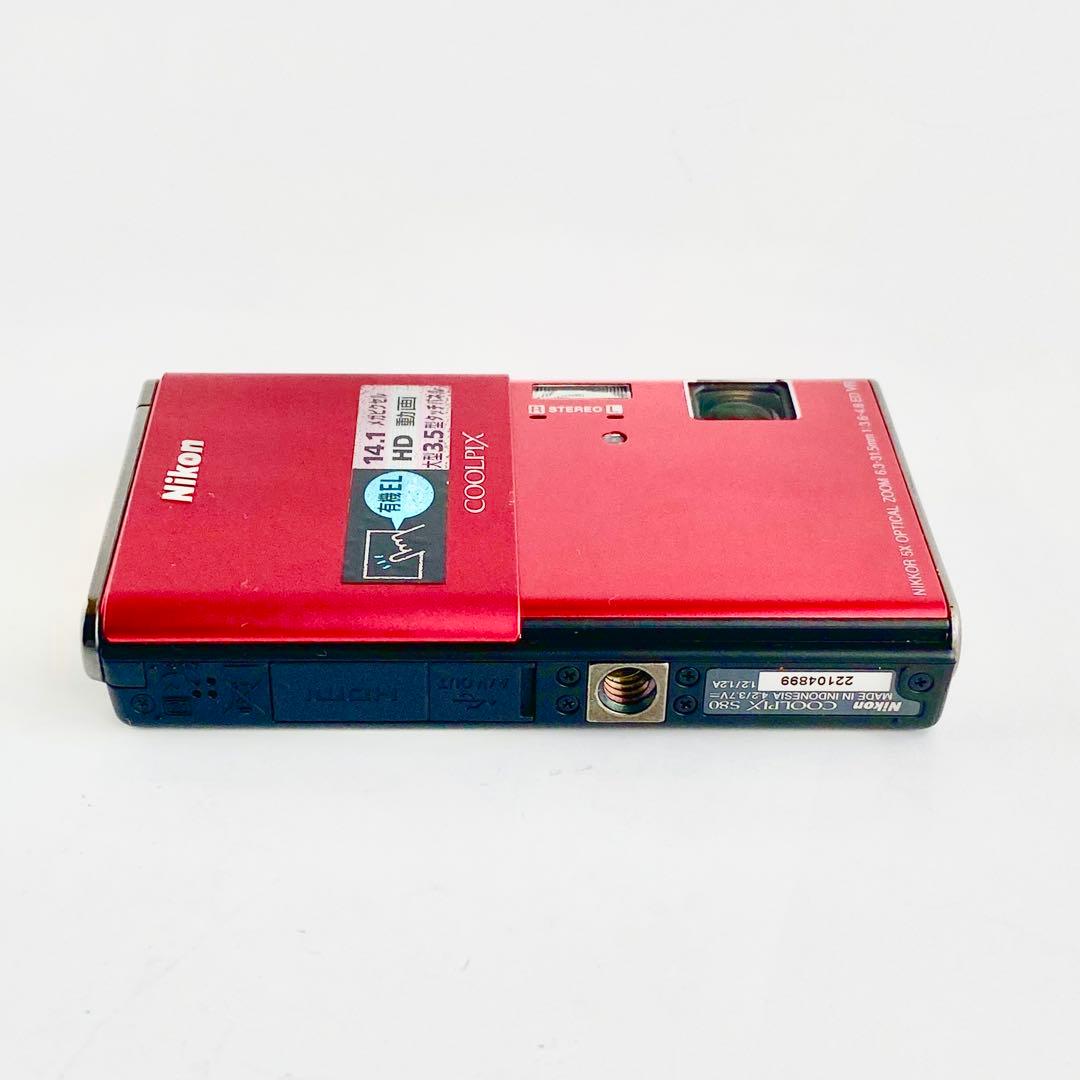 【作動確認済】Nikon Coolpix S80 レッド コンデジ【希少品】