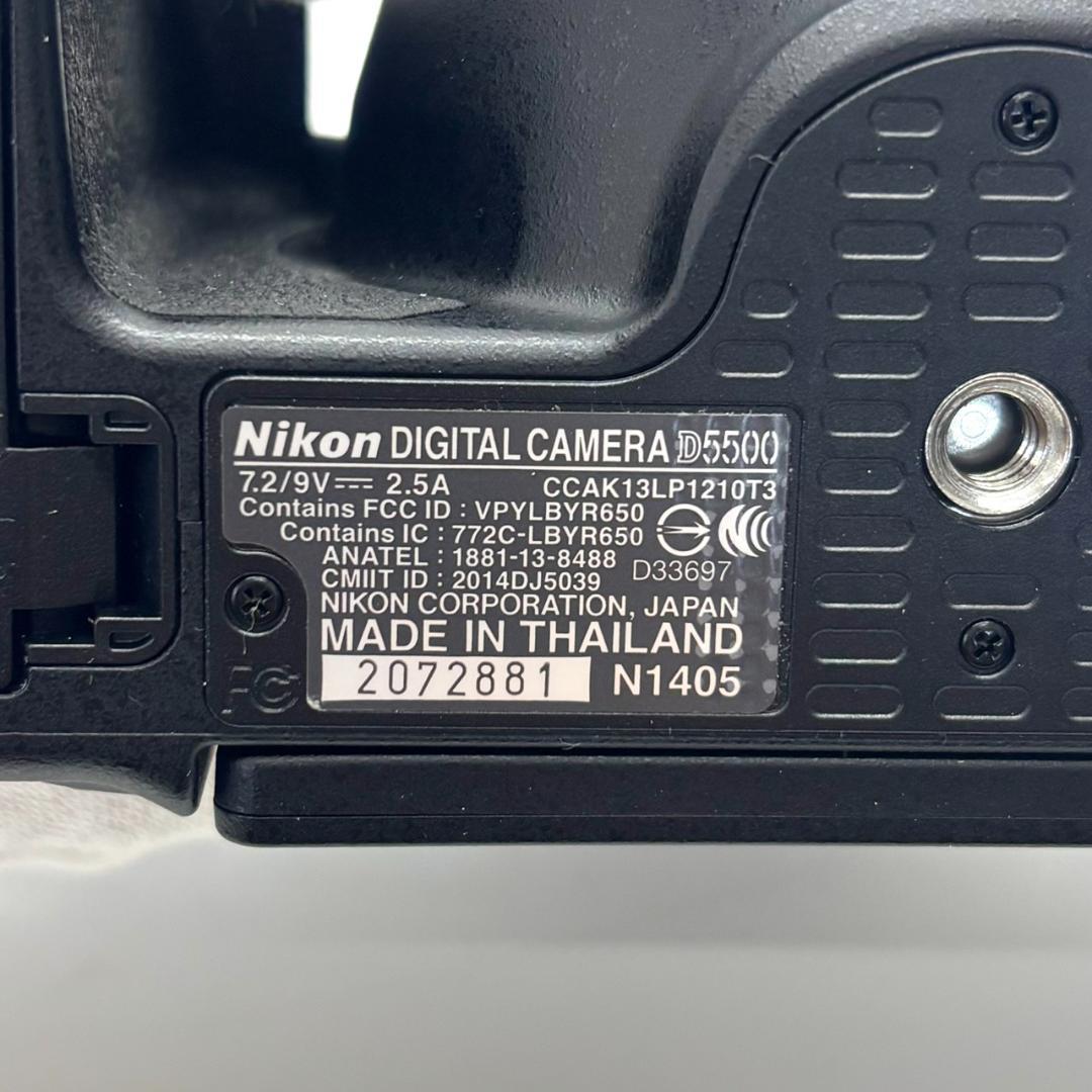 Nikon D5500 ダブルズームキット ブラック