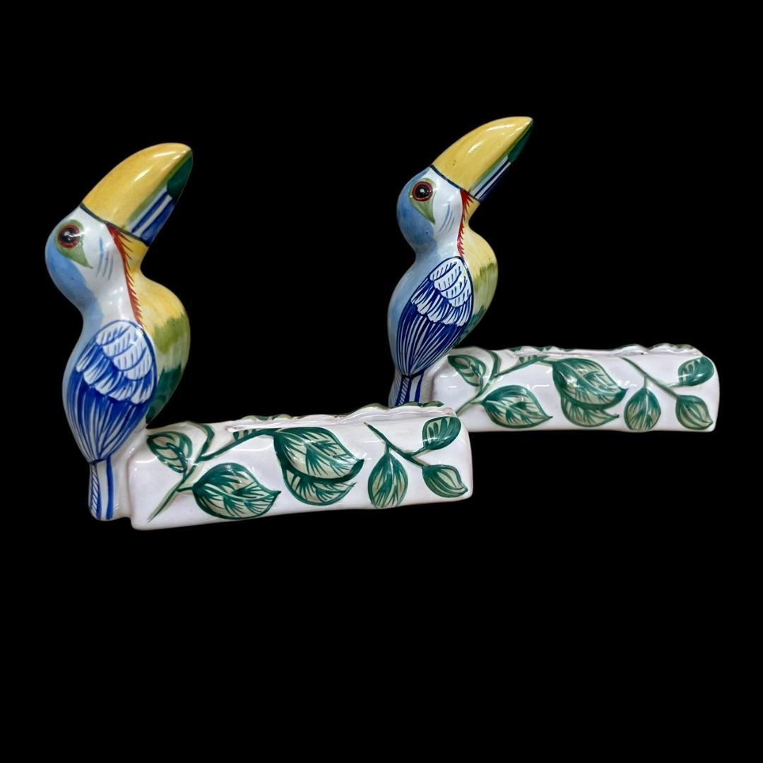 希少　HERMES　エルメス　カードスタンド　トゥカン　鳥　箸置き　バード