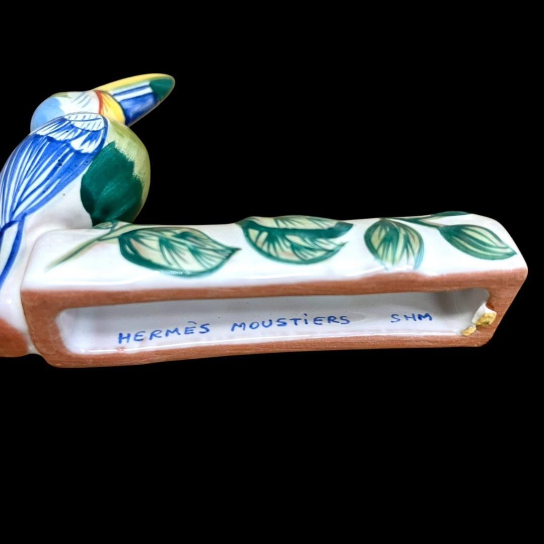 希少　HERMES　エルメス　カードスタンド　トゥカン　鳥　箸置き　バード
